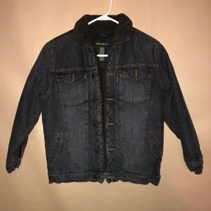 Eddie Bauer Lined Boys Denim Jacket